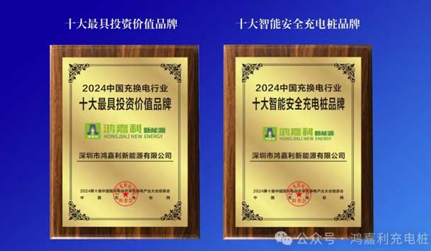 匠心致远，载誉前行：2024年南宫体育app官网新能源荣获充换电十大品牌奖！