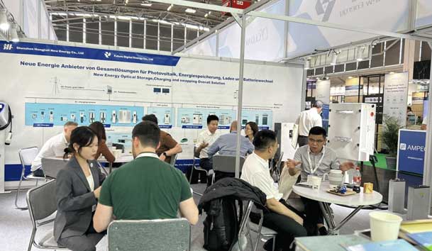 南宫体育app官网闪耀2024欧洲智慧能源展丨聚焦创新技术，共筑全球碳中和未来(图8)