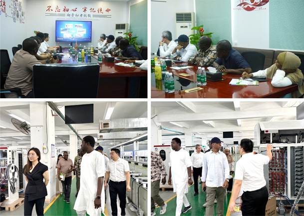 立足中国，链接世界｜尼日利亚合作伙伴来访南宫体育app官网总部，共促中非能源升级(图5)